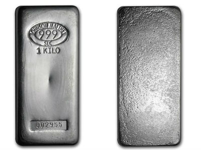 Johnson Matthey Silver Bar 100 oz