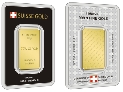 Suisse Gold 1 Ounce Bar