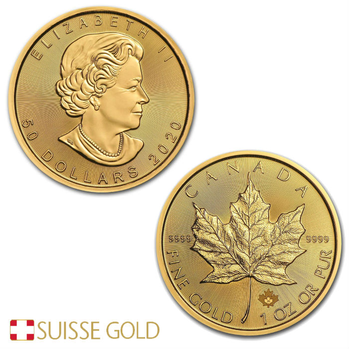 2020 1 Ounce Canadian Maple Leaf Coin 2020 1 Ounce Canadian Maple Leaf Coin