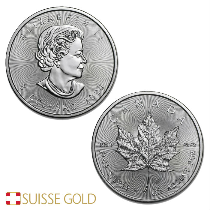 2020 1 Ounce Canadian Maple Leaf Silver Coin 1 Ounce Canadian Maple Leaf Silver Coin